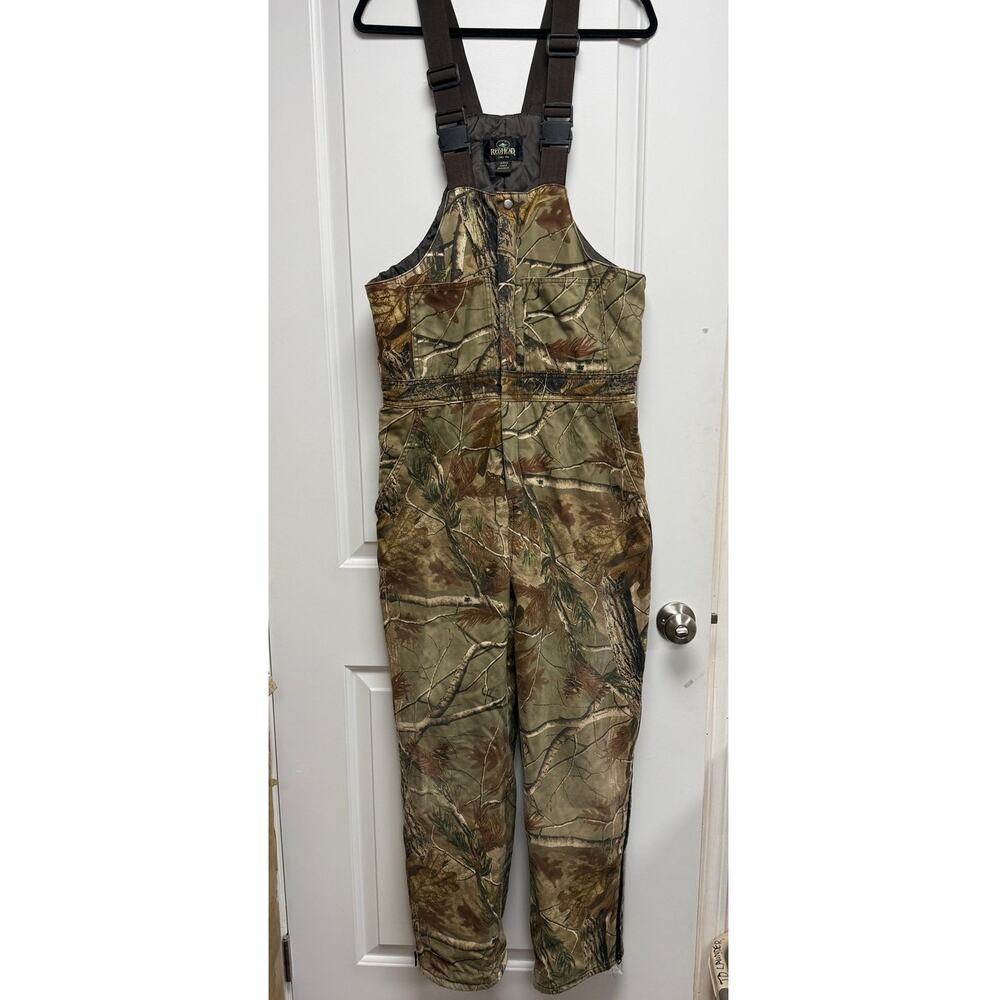 RedHead Realtree Camo Insulated Hunting Bib Overalls Outdoor Mens Small 30
